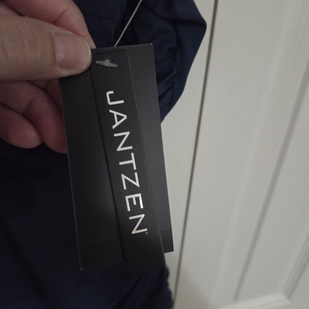 New Jantzen Blue One Piece Swimsuit Size 22 - Picture 8 of 13
